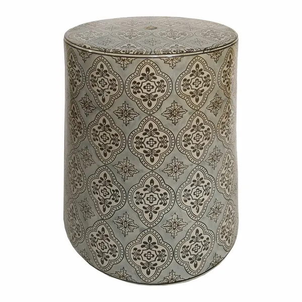 Šoninis staliukas DKD Home Decor Mėlyna Rusvai gelsva Medžio 32,5 x 32,5 x 42 cm