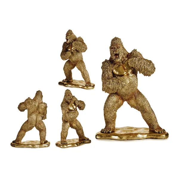 Декоративная фигура Gift Decor Позолоченный Горилла 25 x 56 x 42 cm