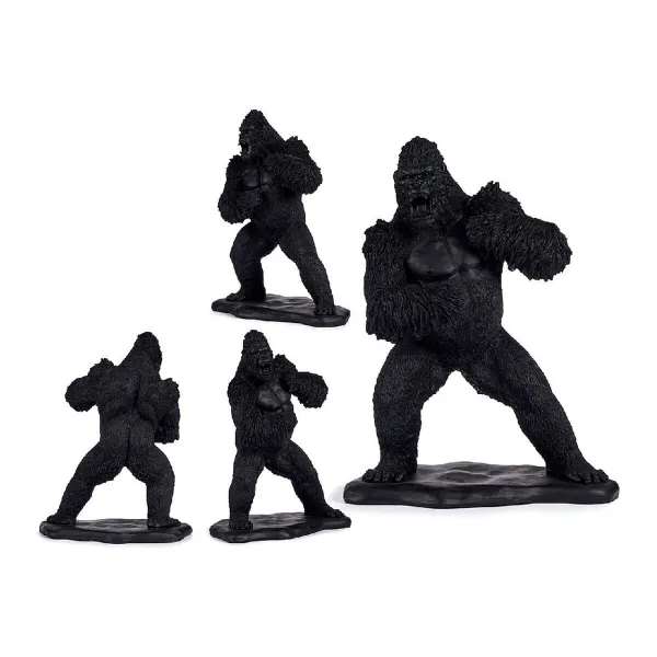 Декоративная фигура Gift Decor Чёрный Горилла 25,5 x 56,5 x 43,5 cm