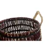 Basket set DKD Home Decor Natural Lilac Seagrass (3 Pieces)