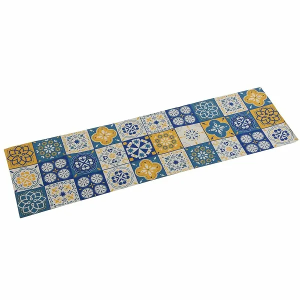 Staltiesė Versa Mozaika Geltona Poliesteris (44,5 x 0,5 x 154 cm)