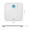 Digital Bathroom Scales TM Electron White