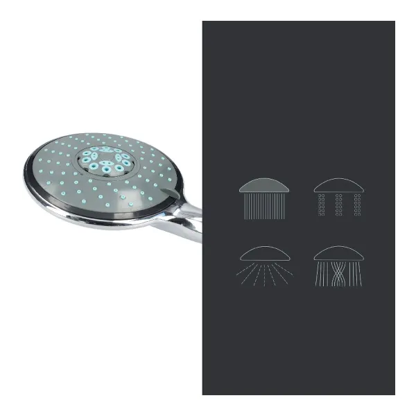 Shower Rose Fontastock SALLENT Plastic Chromed