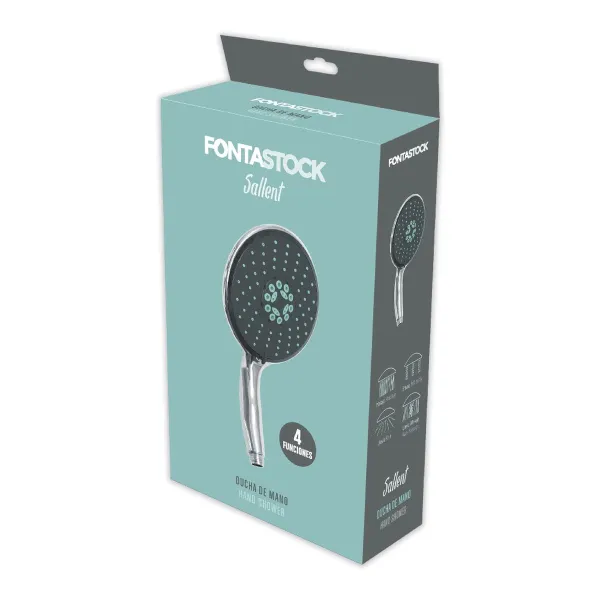 Душевая лейка Fontastock SALLENT Пластик хром