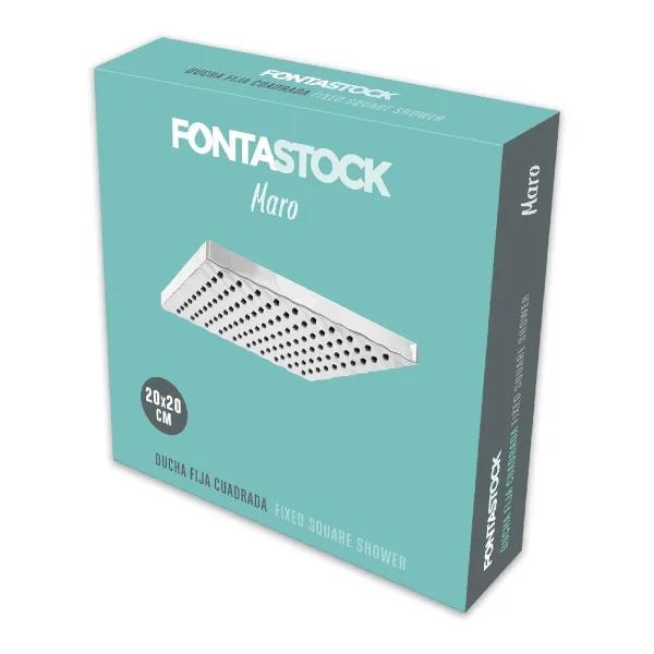 Suihkupää Fontastock MARO ABS 20 x 20 cm