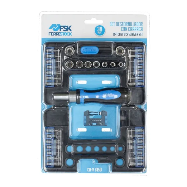 Atsuktuvų rinkinys Ferrestock 38 pcs