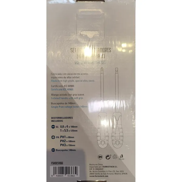 Набор отверток Ferrestock (6 pcs)