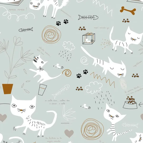 Vuodepeite (viltti) Panzup Cats 3 Sänky 150/160