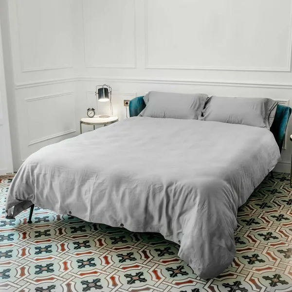 Ziemeļu pārvalks Naturals Tencel Pelēks Gulta 135/140 220 x 220 cm