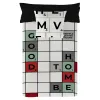 Ziemeļu pārvalks Naturals Scrabble Gulta 180/190 260 x 220 cm