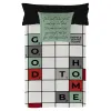 Ziemeļu pārvalks Naturals Scrabble Gulta 180/190 260 x 220 cm