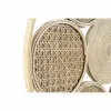 Sienų dekoracija DKD Home Decor 45,5 x 2 x 45,5 cm Natūralus