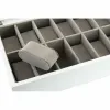 Шкатулка DKD Home Decor 102182 Часы 28 x 19 x 9 cm Стеклянный Белый Деревянный MDF