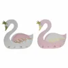 Настенная вешалка DKD Home Decor Деревянный Детский Лебедь 40 x 4 x 38,5 cm (2 штук)