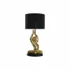 Desk lamp DKD Home Decor Black Golden Polyester Resin Monkey (25 x 25 x 48 cm)