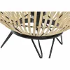 Pöytälamppu DKD Home Decor Musta Metalli Ruskea Bambu (36 x 36 x 37 cm)