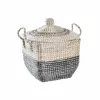 Декоративная корзина DKD Home Decor Серый Натуральный Boho 45 x 35 x 43 cm