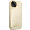 Guess Croco Collection - Case for iPhone 14 Plus (Gold)
