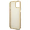Guess Croco Collection - Case for iPhone 14 Plus (Gold)