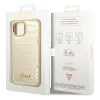 Guess Croco Collection - Case for iPhone 14 Plus (Gold)