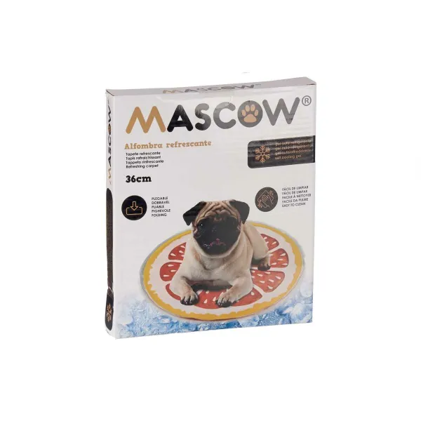 Охлаждающий Коврик для Животных Mascow Жёлтый Оранжевый 35 x 1 x 35 cm