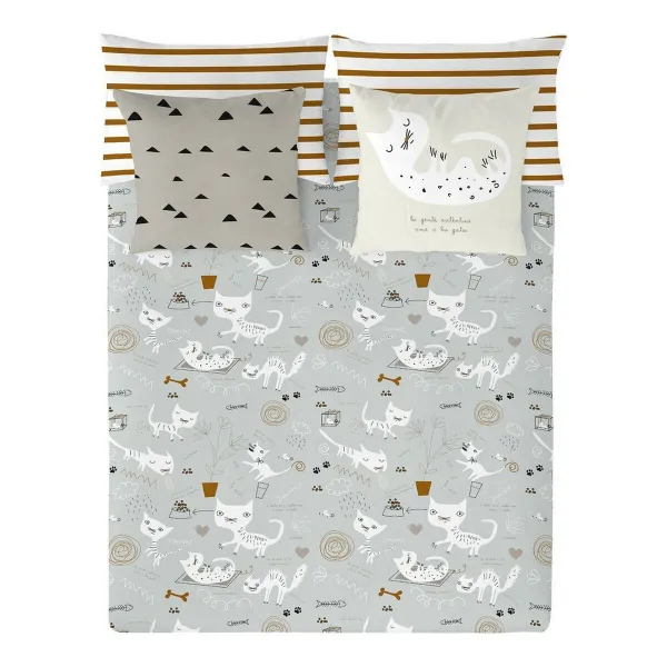 Šiaurės šalių viršelis Panzup Cats Lova 180/190 (260 x 220 cm)