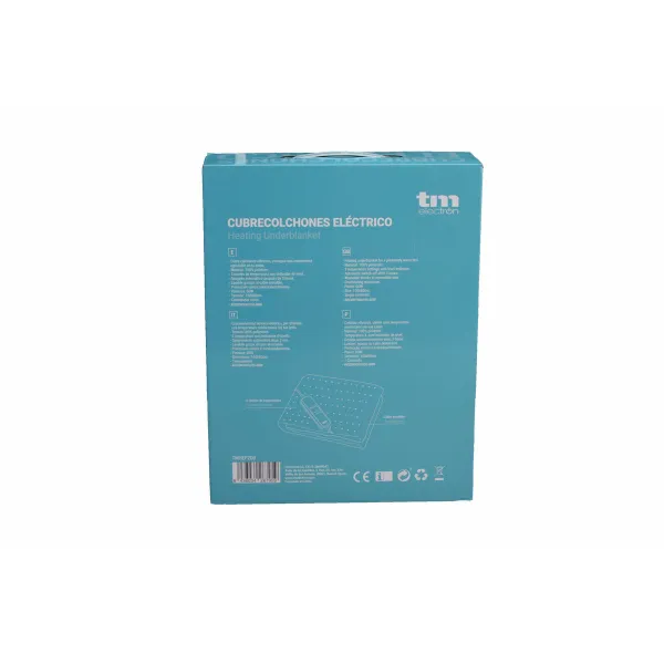 Elektroninen viltti TM Electron Elektroninen Elektroninen patjan suojus 60 W (150 x 80 cm)