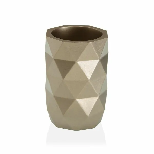 Dantų šepetėlio laikiklis Versa  DIAMOND Balta Derva (7,4 x 10,6 x 7,4 cm)
