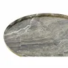 Pieni sivupöytä DKD Home Decor Ruskea Kullattu 51 x 51 x 51 cm