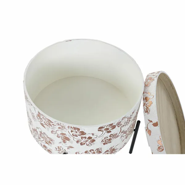 Mazs galdiņš DKD Home Decor Balts Melns 38 x 38 x 39 cm