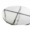 Sivupöytä DKD Home Decor Kristalli Musta Metalli Moderni (50 x 50 x 42 cm)