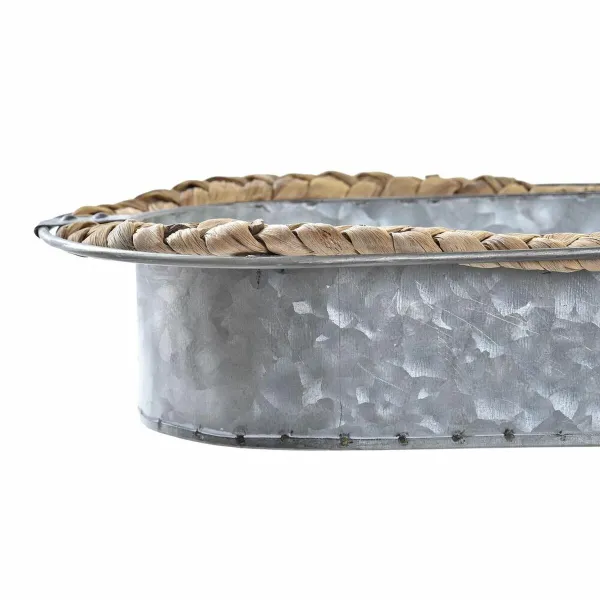 Декор для центра стола DKD Home Decor Коричневый Серый Железо 51 x 26 x 7 cm (2 штук)