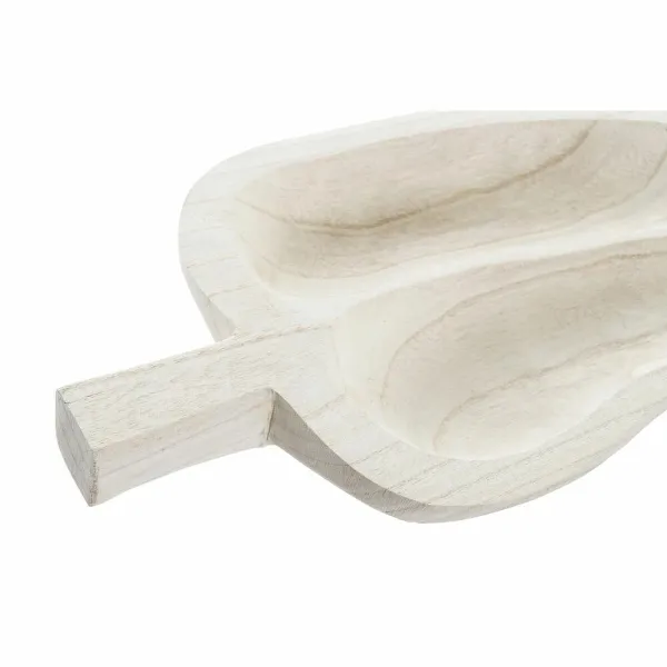 Galda rotājums DKD Home Decor Brūns Paulovnijas koks 48,5 x 21 x 5 cm
