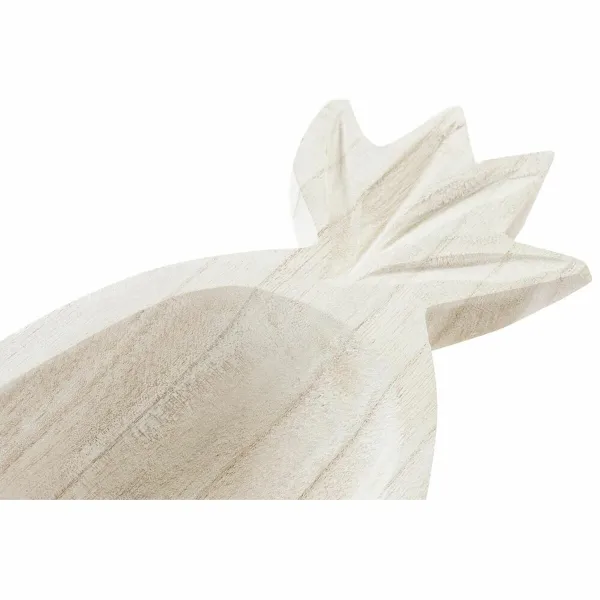 Galda rotājums DKD Home Decor Brūns Paulovnijas koks 39 x 16 x 5 cm