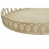 Galda rotājums DKD Home Decor Brūns Bambuss 8 cm 58 x 58 x 9 cm (3 Daudzums)