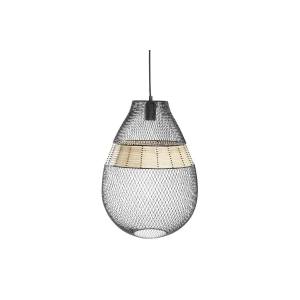 Потолочный светильник DKD Home Decor Чёрный Металл Коричневый 50 W 32 x 32 x 43 cm
