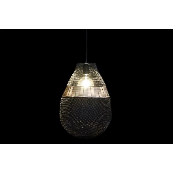 Потолочный светильник DKD Home Decor Чёрный Металл Коричневый 50 W 32 x 32 x 43 cm