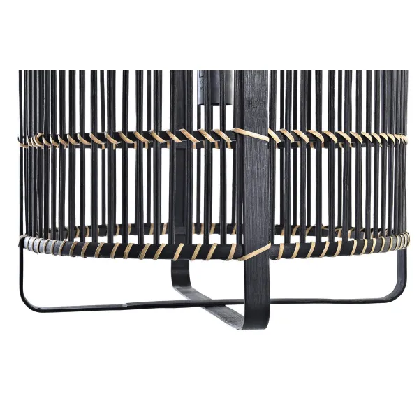 Kattolamppu DKD Home Decor Musta Bambu 50 W 40 x 40 x 35 cm