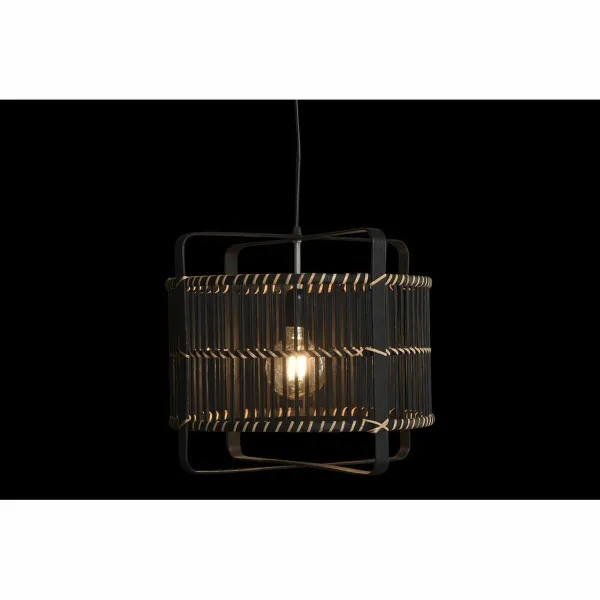 Kattolamppu DKD Home Decor Musta Bambu 50 W 40 x 40 x 35 cm