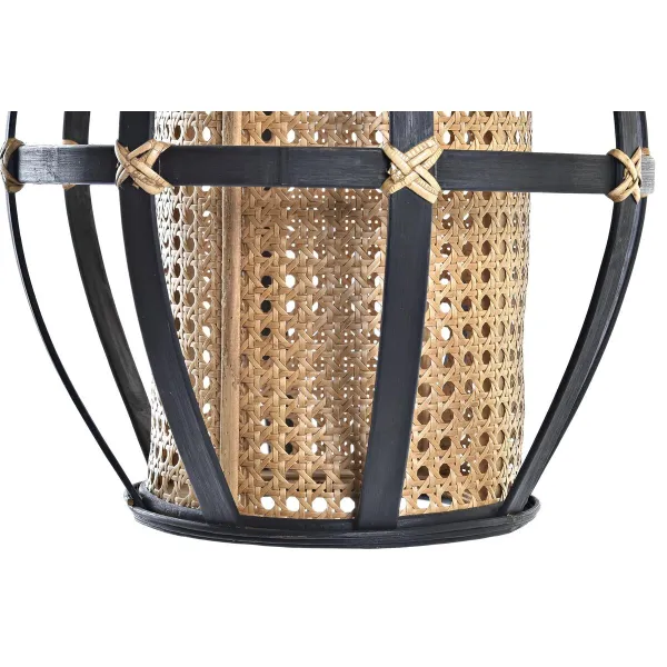 griestu gaismas DKD Home Decor Melns Brūns 220 V 50 W (34 x 34 x 35 cm)