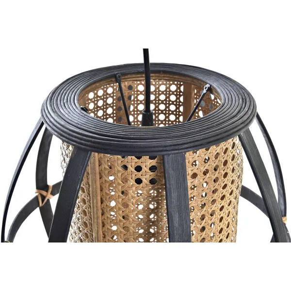 Потолочный светильник DKD Home Decor Чёрный Коричневый 220 V 50 W (34 x 34 x 35 cm)