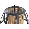 Потолочный светильник DKD Home Decor Чёрный Коричневый 220 V 50 W (34 x 34 x 35 cm)