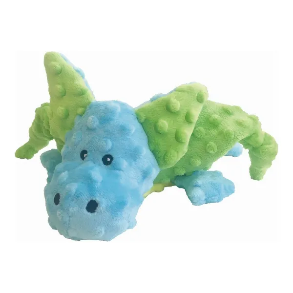 Mīkstā rotaļlieta suņiem Gloria Smaug Zils Poliesters polipropilēns Pūķis
