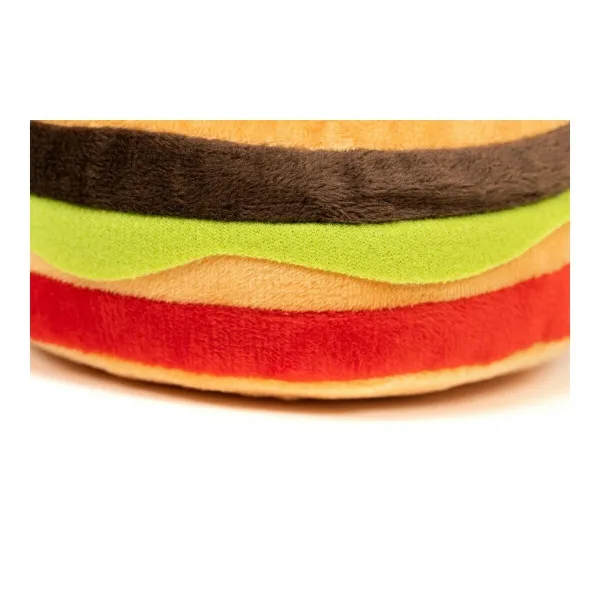 Soft toy for dogs Gloria Hamburdog Multicolour Polyester polypropylene Hamburger 14 x 6 cm