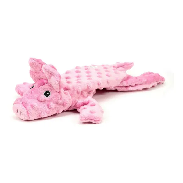 Mīkstā rotaļlieta suņiem Gloria Dogmonsters Rozā 100 % poliesters Cūka 34 x 9 cm