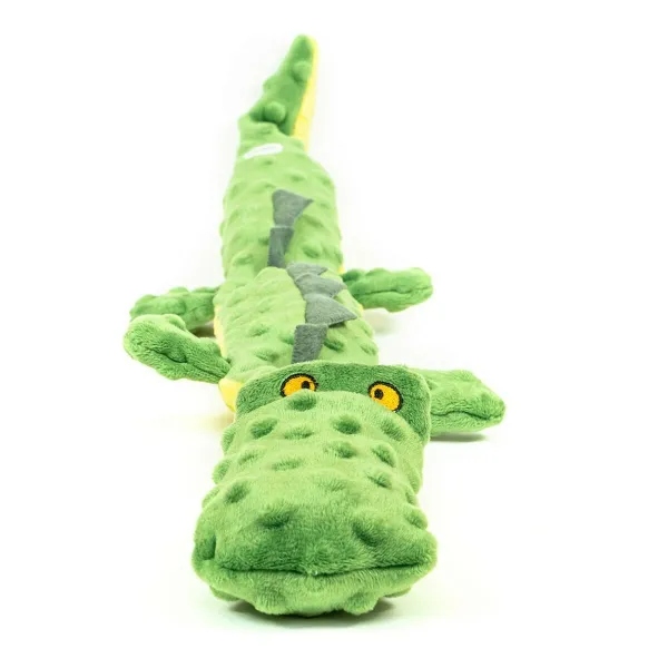 Minkštas žaislas šunims Gloria Dogmonsters Žalia 100 % poliesteris Krokodilas 65 x 5 x 6 cm