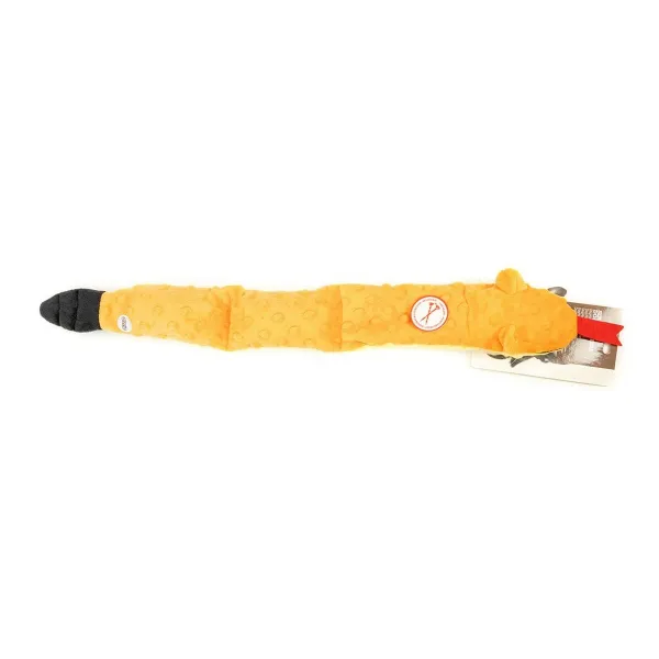 Soft toy for dogs Gloria Dogmonsters Orange 100 % polyester Snake 65 x 5 x 6 cm