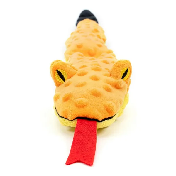 Mīkstā rotaļlieta suņiem Gloria Dogmonsters Oranžs 100 % poliesters čūska 65 x 5 x 6 cm