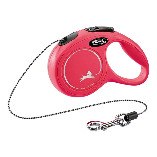 Kačių pavadėlis Zalman NEW CLASSIC Raudona XS 3 m