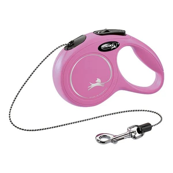 Kissan talutushihna Zalman NEW CLASSIC Pinkki XS 3 m